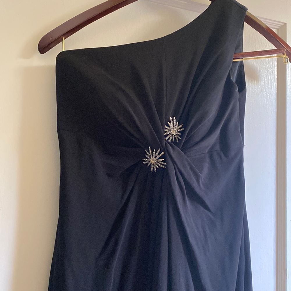Elegant long black dress